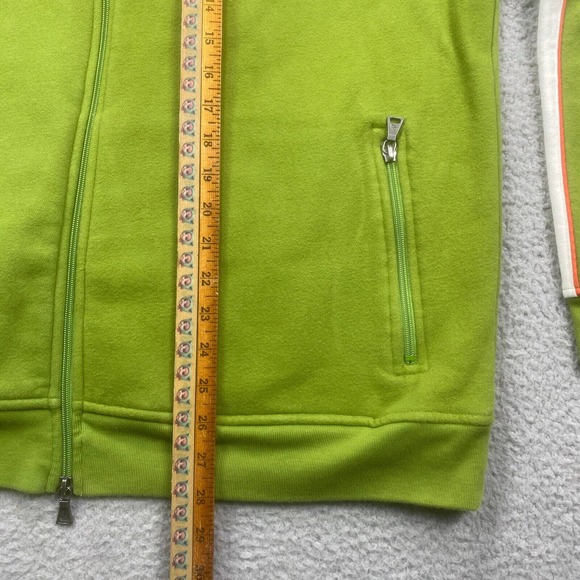 Grandpa‎ Sweater Mens Large Green Full Zip Jacket Zipped Pockets Olive - Picture 8 of 12